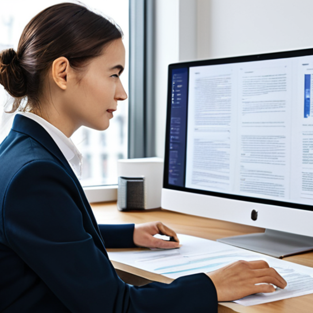 The Translator and the AI Assistant**

"A professional translator, fully clothed in business casual attire, working at a bright desk in a modern office. On the screen is a document being translated with AI assistance. The translator is reviewing the AI's work with a thoughtful expression. Background shows a clean and organized workspace with books and reference materials. Safe for work, appropriate content, professional setting, perfect anatomy, correct proportions, well-formed hands, natural pose, modest clothing."

**
