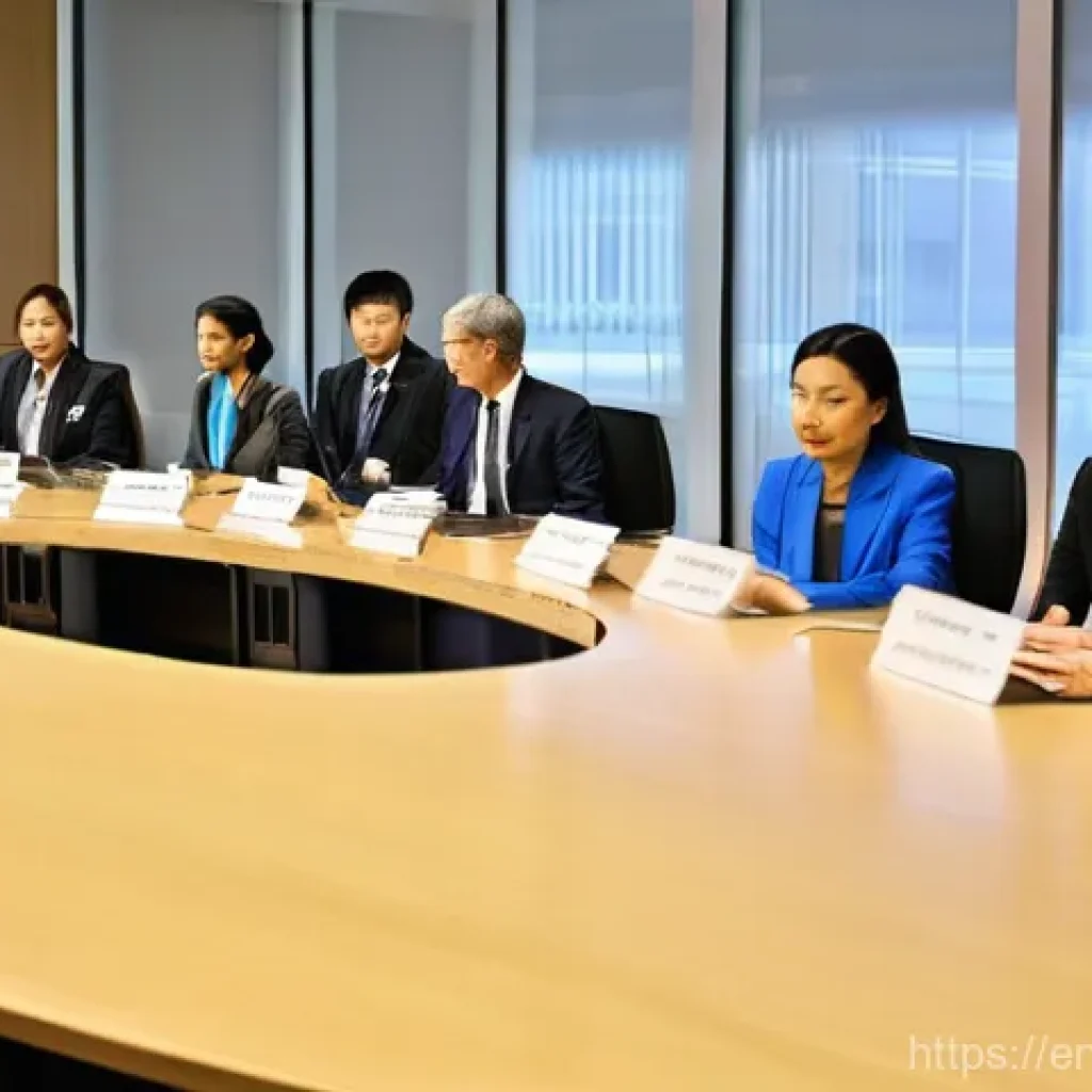 통번역사 자격증 취득의 중요성 - **Prompt 1: Bridging Cultures in High-Stakes Diplomacy**
"A diverse group of international deleg...