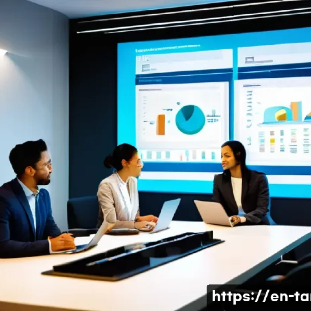 통번역사 프리랜서 통역사 관리 - A modern, professional interpreter management office scene featuring a diverse group of freelance in...